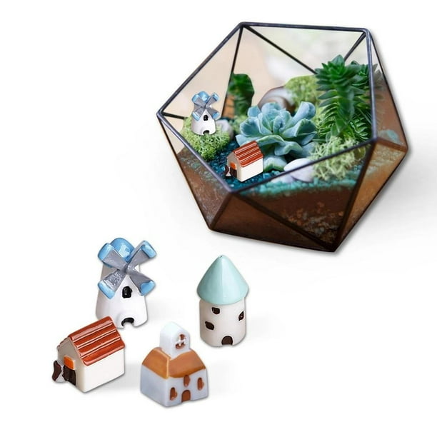 Decoration Gardening Miniature Micro Landscape Small Windmill Castle House Decoration Gardening Miniature Micro Landscape Small Windmill Castle House